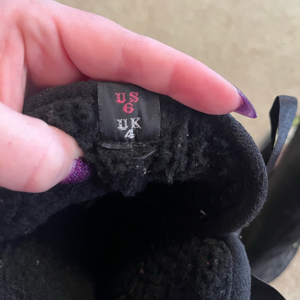 Iron Fist Green and Pink Zombie Skull Booties - Picture 5 of 5